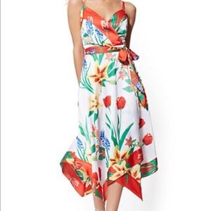 Beautiful satin print dress!